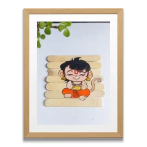 Hanuman Ji Portrait Poster Framed artwork
