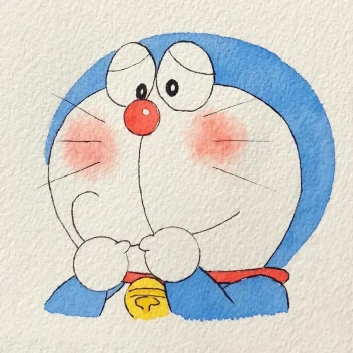 Doraemon Handmade Painting